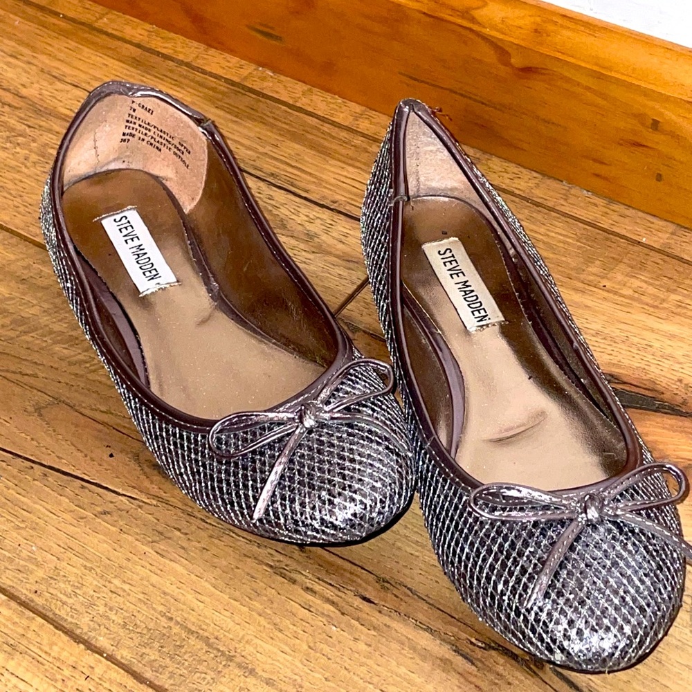 Sparkly Steve Madden flats